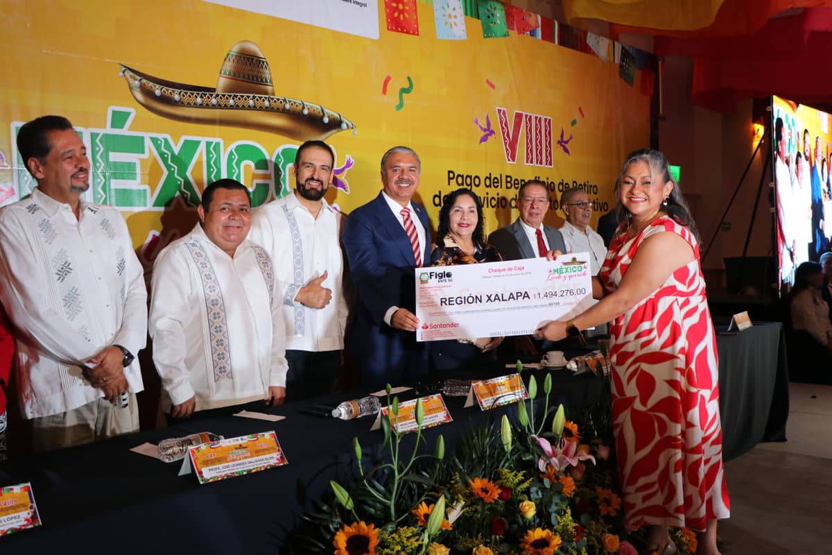 FIGLOSNTE 56: ENTREGA 7.2 MDP POR CONCEPTO DE JUBILACIÓN EN EL SECTOR EDUCATIVO